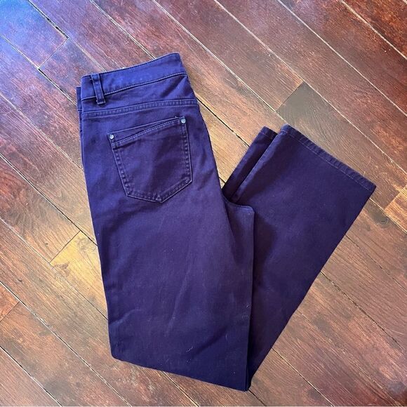 Christopher & Banks Plum signature slimming Strech fit pants 8 - Picture 1 of 8